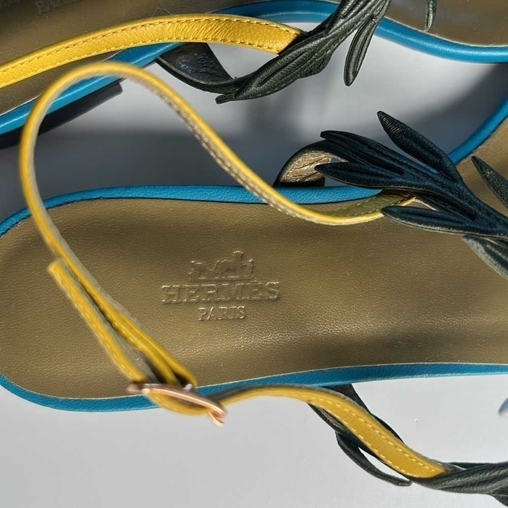 Hermès Four Colors Myrthe Sandals! NWT - Picture 6 of 10